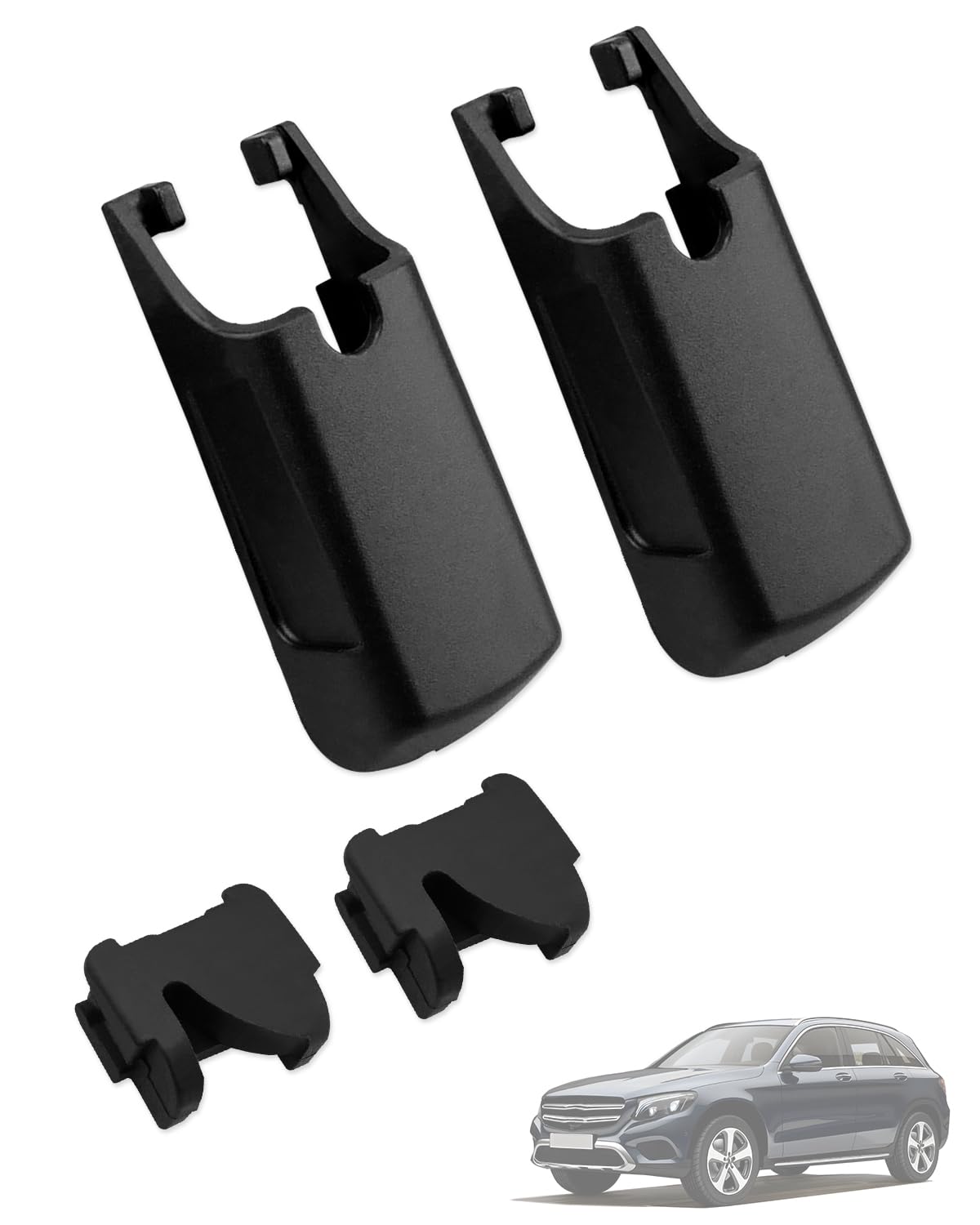2PCS Front Windscreen Wiper Arm Cover Cap Push Clips Fit for Mercedes Benz W176 W205 W213 W246 W447 X253 Replace W000050335 windshield wiper puller