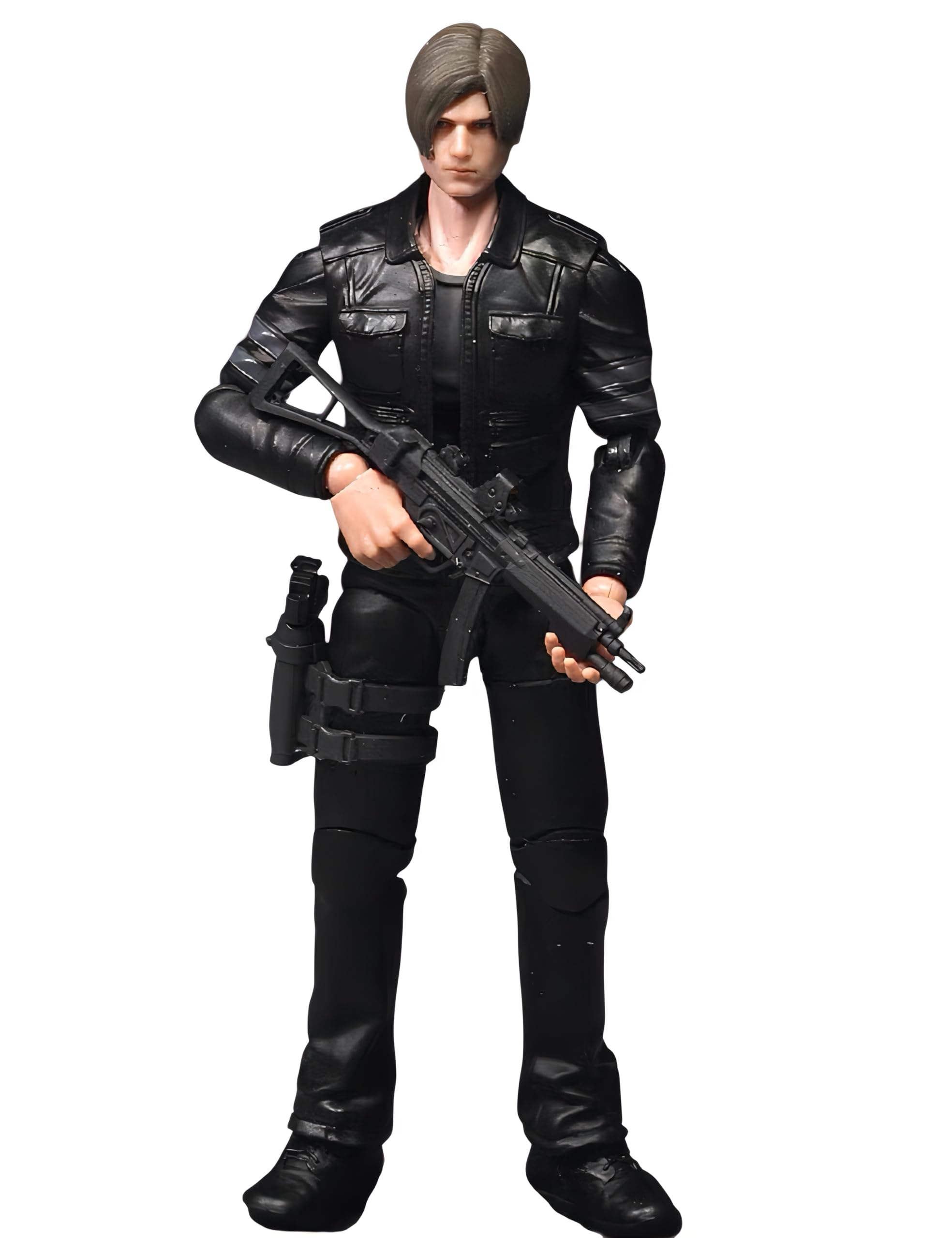 1/18 フィギュア biohazard レオン・S・ケネディ 関節可動フィギュア 12cm 武器小物完備