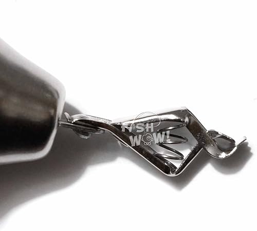 Miniatura 2 de 12pcs Pesca Libertad Campanas Alerta Águila Pinzas Abrazadera Señuelos Cebos Alarma Mordedura