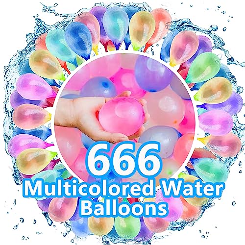 Huanglg 1 Wasserballons, 666 Stück Bunt