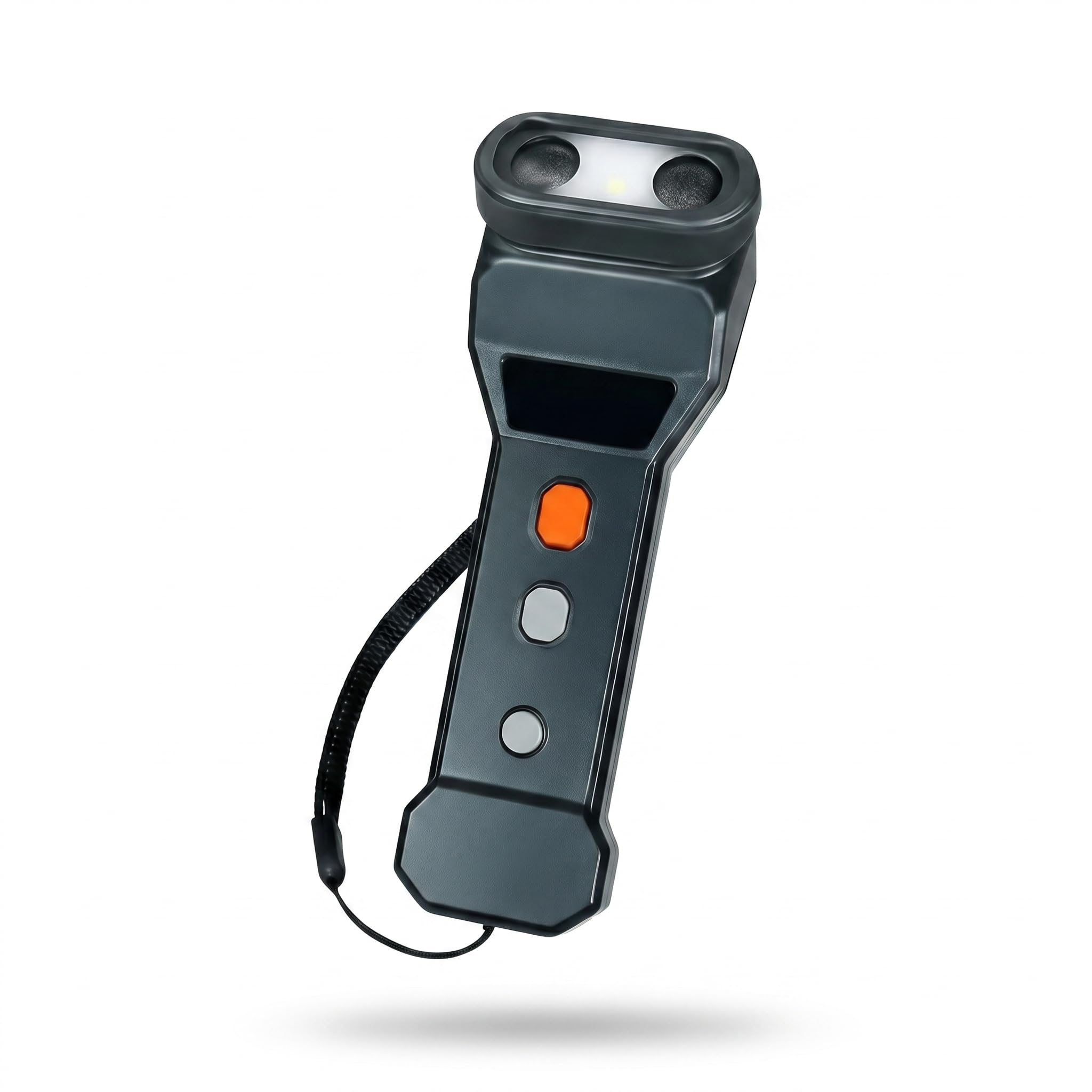 Power Dog Dissuasore Ultrasuoni per Cani Aggressivi con Luce LED Flash - Repellente Professionale Portata 20m per Addestramento e Sicurezza - Nero Antracite (Power Dog)