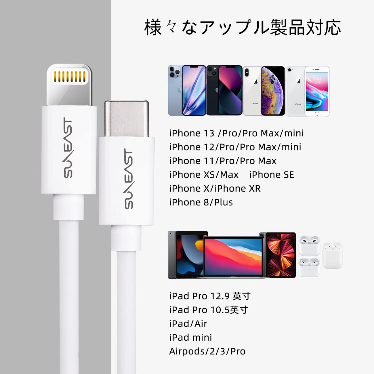 『アルマ』Apple iPhone 12 Pro max本体 充電ケーブル iPhone 12 Pro Max - USB-C - 充電アクセサリ - iPhone