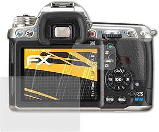 atFoliX Screen Protector compatible with Ricoh Pentax K-3 II Screen Protection Film, anti-reflective and shock-absorbing FX Protector Film (Set of 3)
