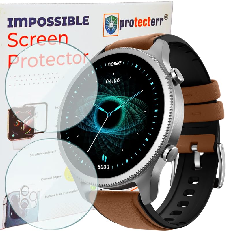 Image of 2-Pack| Screen Protector /Guard for NoiseFit Halo 1.43 inch Smartwatch -Not A Tempered Glass