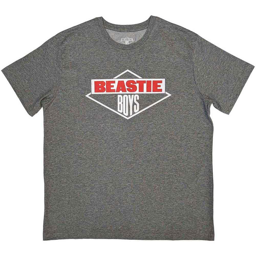 The Beastie Boys T Shirt Band Logo Official Mens Grey XL