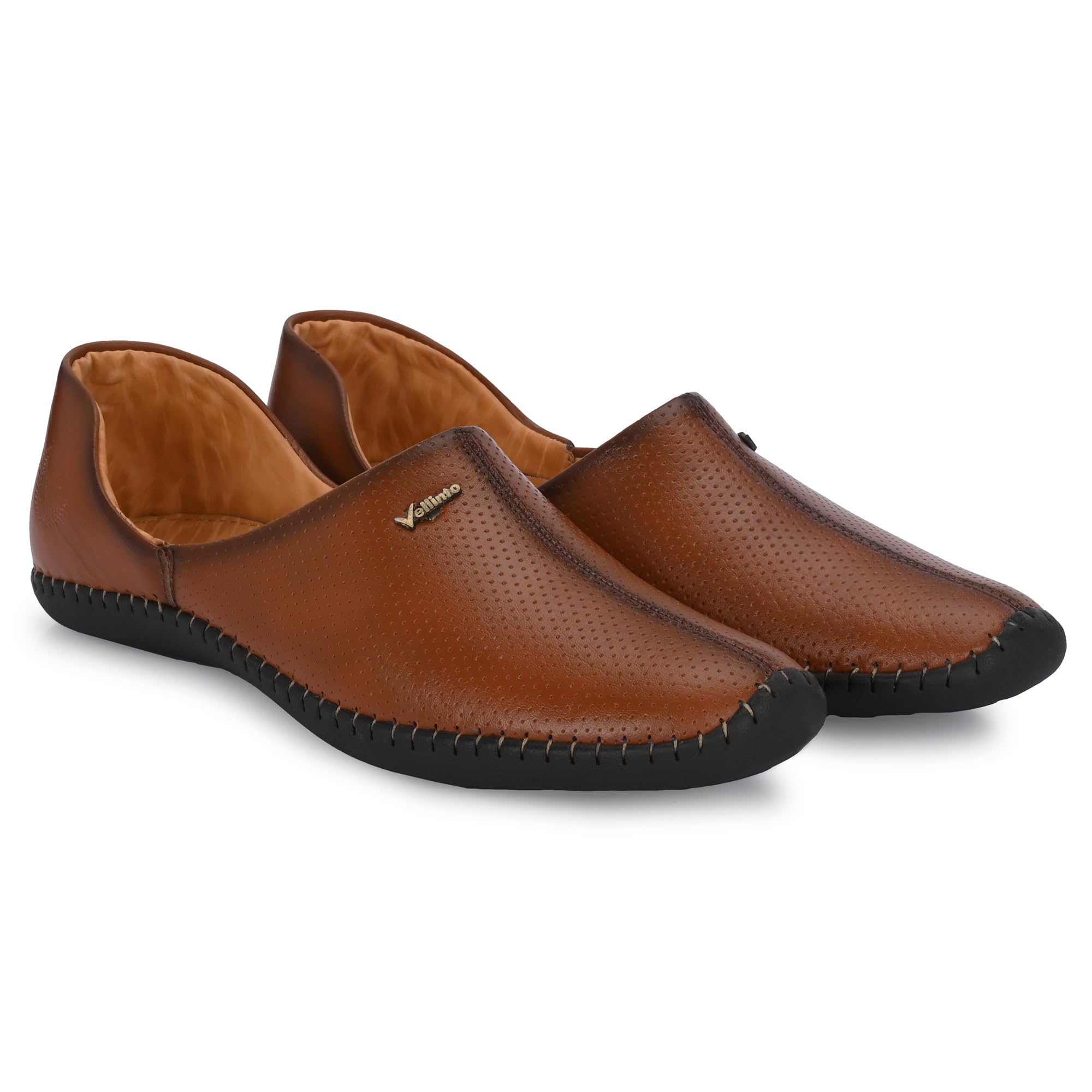 vellinto Cool MEWAR Rajasthani Jutis for Men Mojaris for Men Nagra for Men-picture-22
