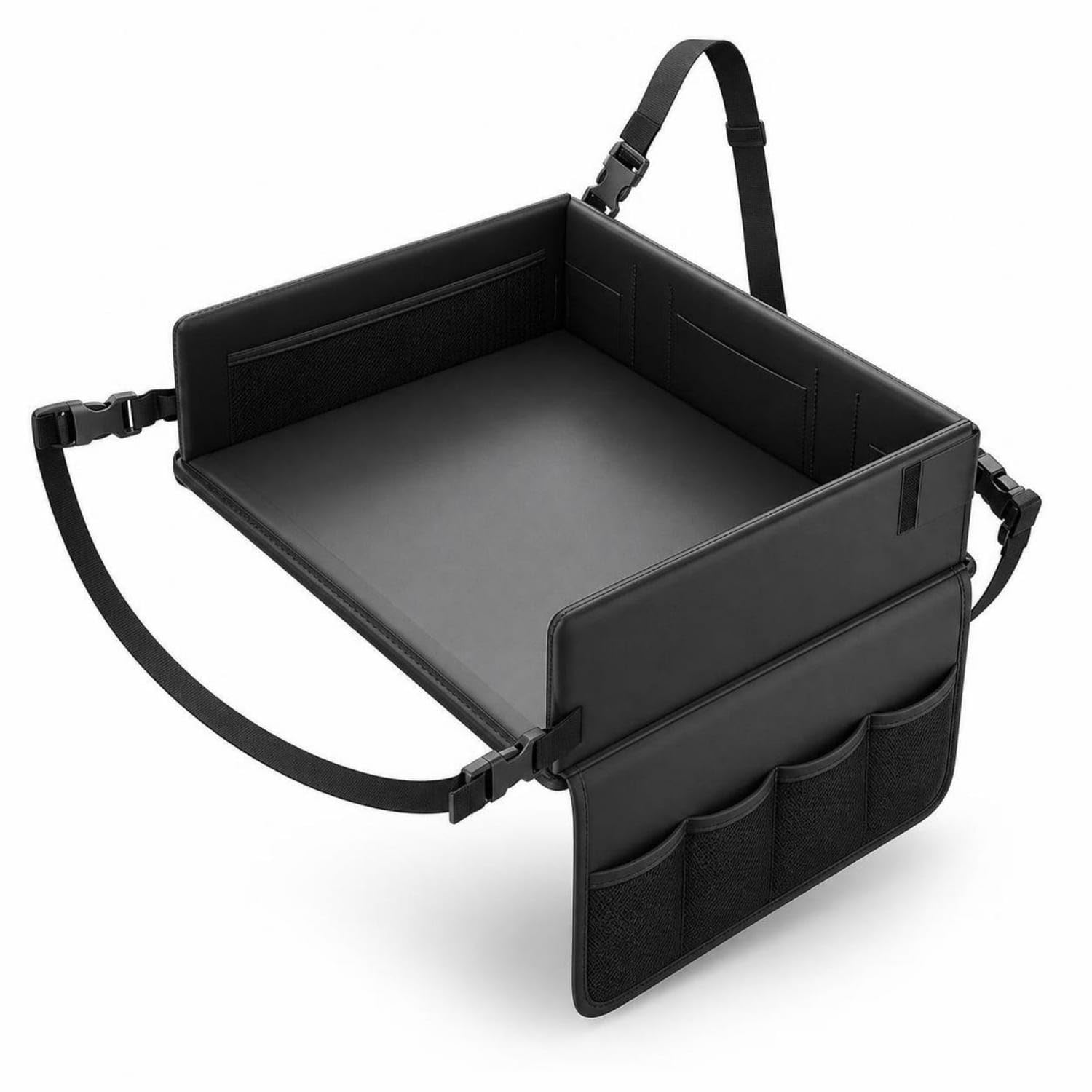 Waterproof Car Seat Tray Organizer Easy to Clean Car Seat Organizer with Tray Sturdy Wear-Resistant for Toddlers, Toddler, Road Trips, Upgraded Reinforced|Car Seat Accessories|Baby-picture-31