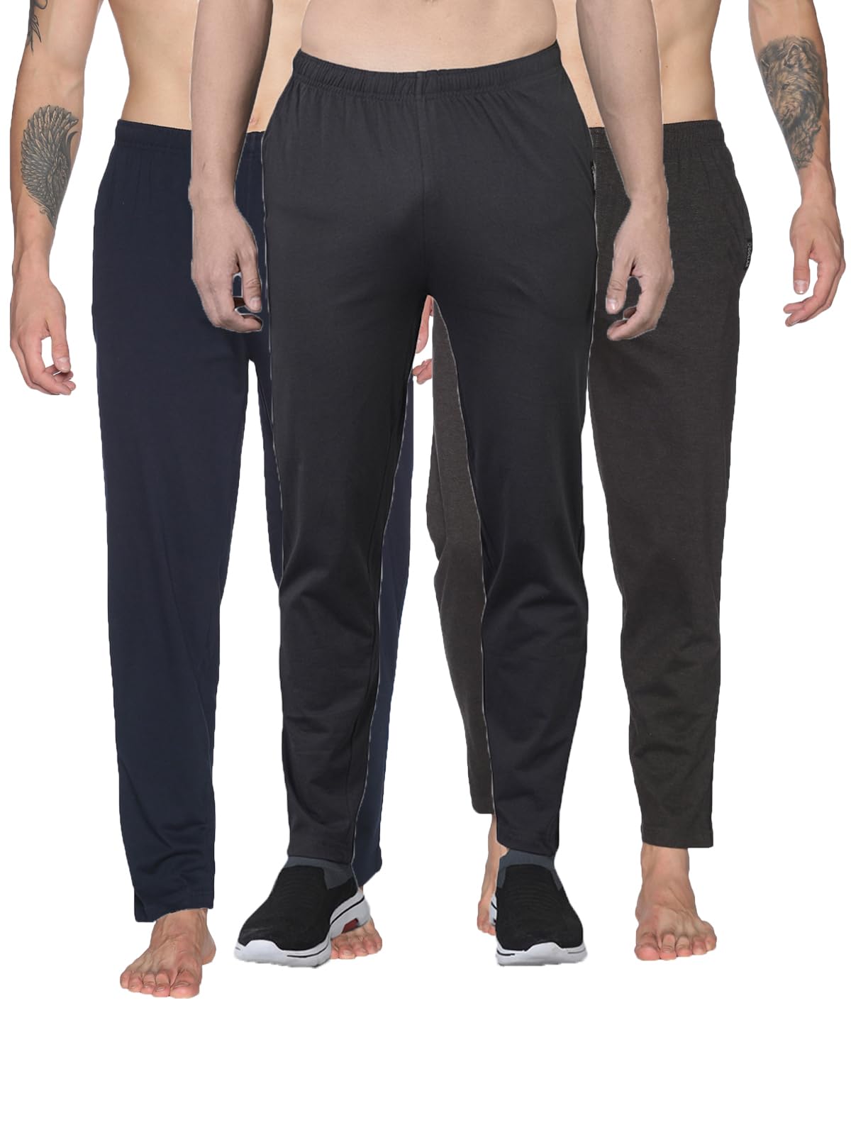 dollar Cotton Rich Fabric Solid Men's Track Pant | Contrast net Folding | One Side Zipper Pocket with Label Branding | Self Waistband with Drawcord | Wide Array of Attractive Colours-picture-39