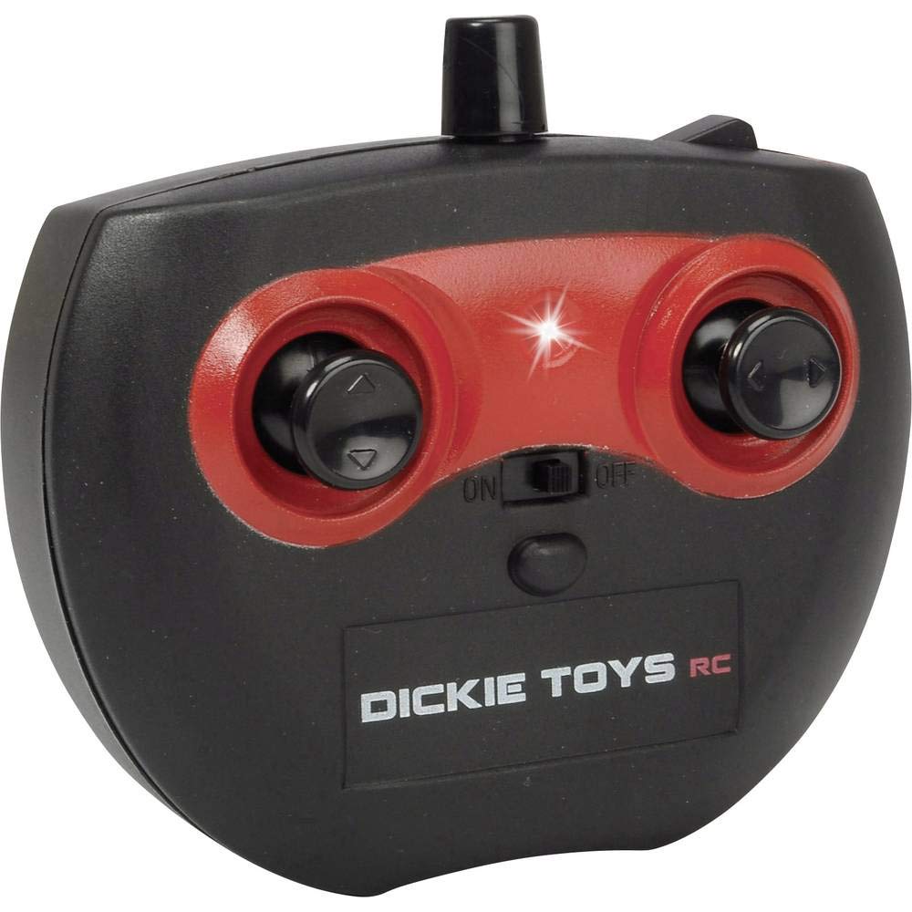 Dickie Toys 201119139 Mantiz pojazd RC z funkcją dźwigu, zdalnie sterowany samochód z prędkością do 8 km/h, 2,4 GHz, czerwony