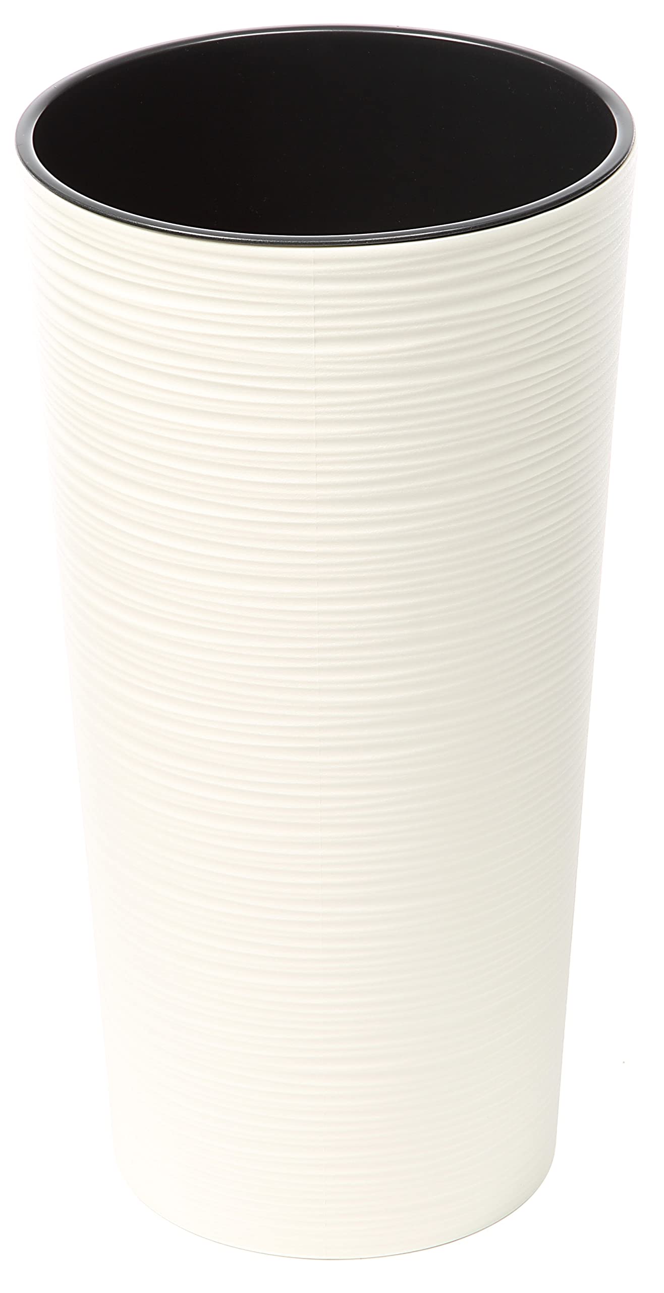 Grand cache-pot avec insert amovible Tymar ø 30 cm crème