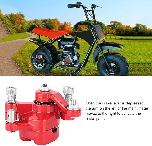 Miniatura 3 de Qiilu mini frenos de bicicleta, freno motovox mbx10 aleación de aluminio freno de disco freno pinza para Motovox MBX10 MBX11