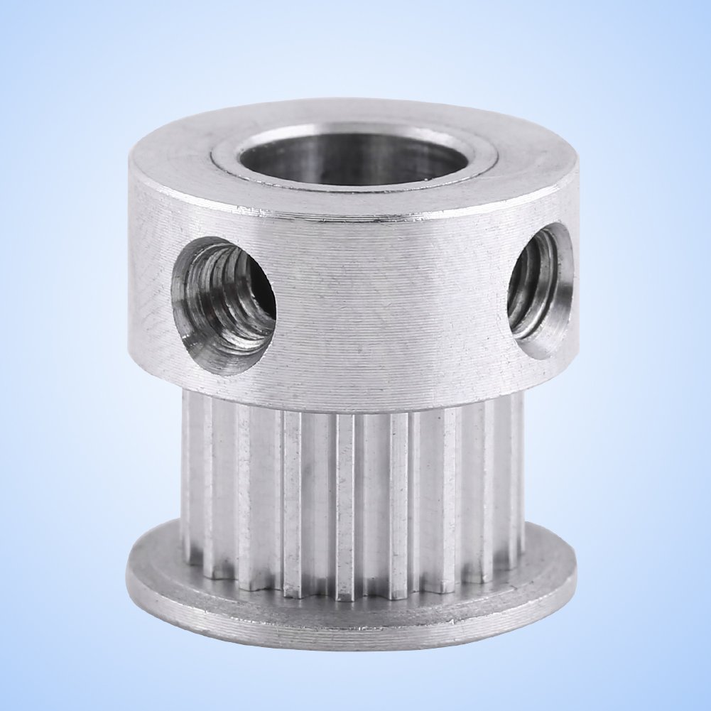 POP 5pcs 2GT Timing Pulley, Bore 5mm 6mm Width GT2 Timing Belt Idler Pulley Printer Accessories 16 Teeth Aluminum Synchronous Wheel Printer I.461032748