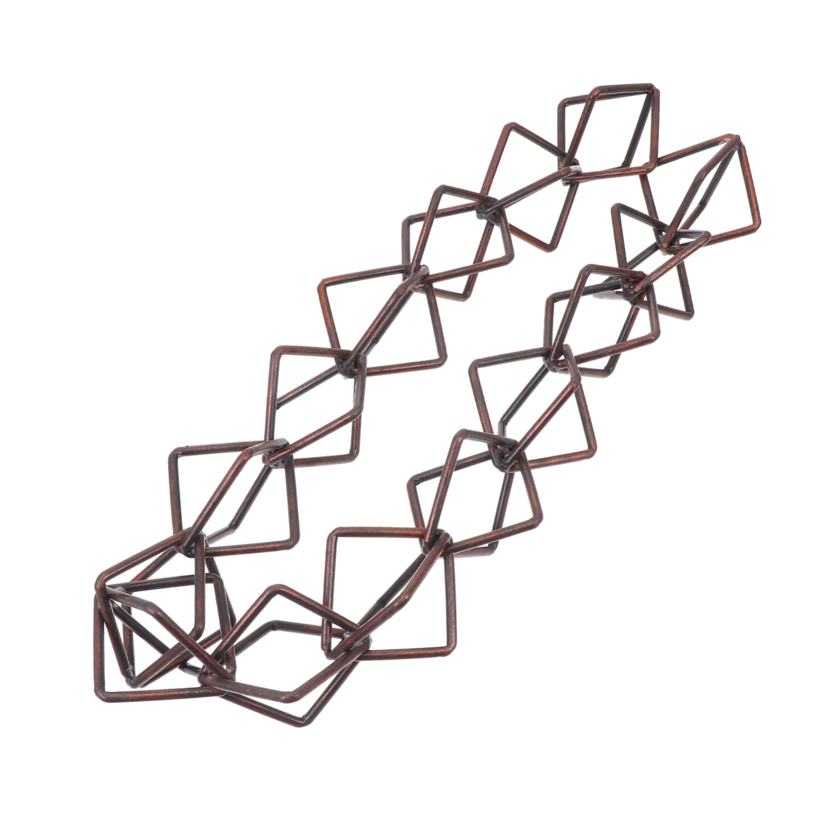 CIYODO Metal Rain Chain for Gutter Aluminum Alloy Home Decorative Rain Chain Unique Shape Noiseless Design