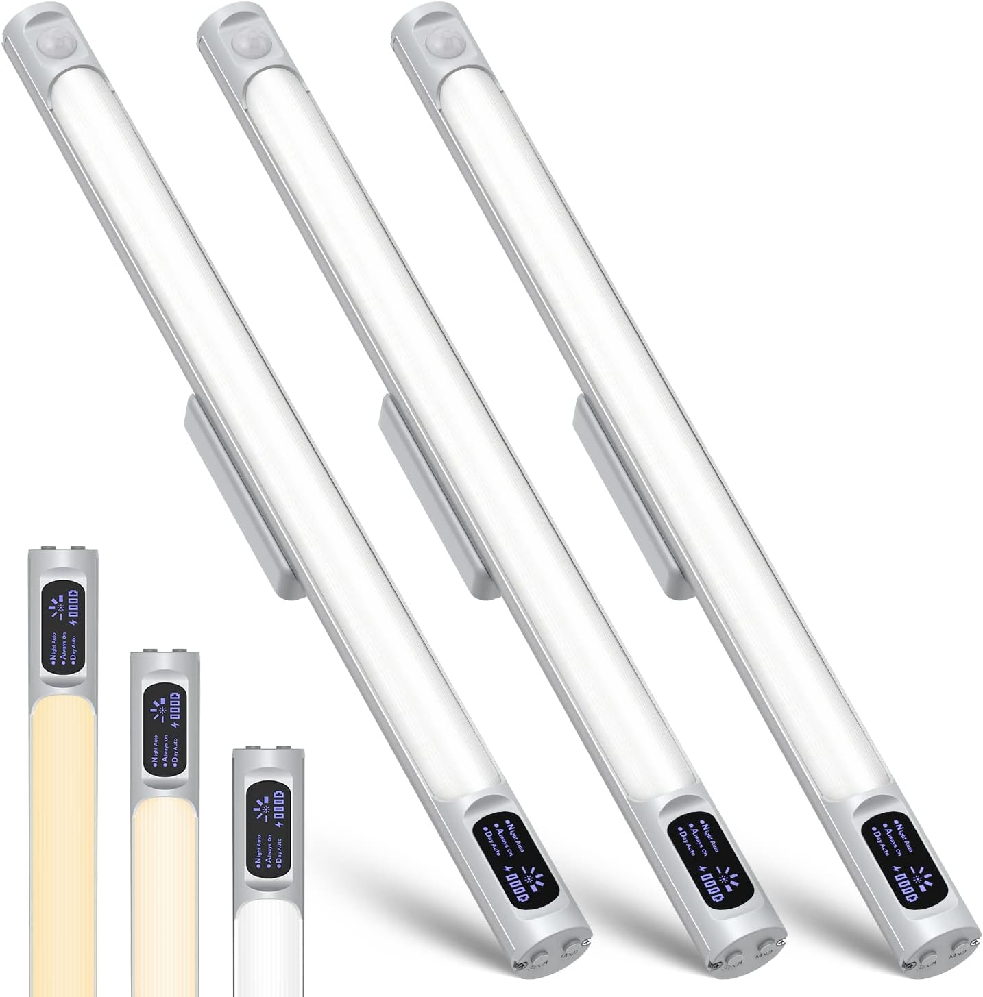 Closet Lights,Under Lights with 2200mAh Large Battery,64 LED