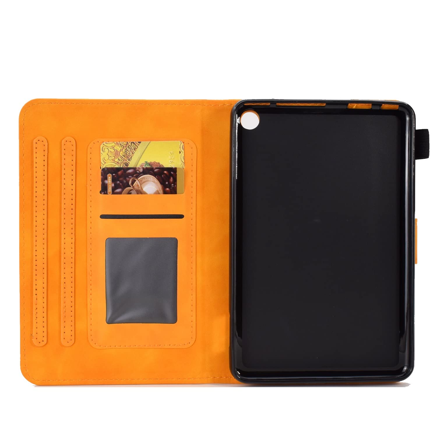 Custodia In Similpelle Con Stand Per Amazon Fire 7 (2022, 12a Gen), Inclusa Protezione Schermo E Penna Stylus