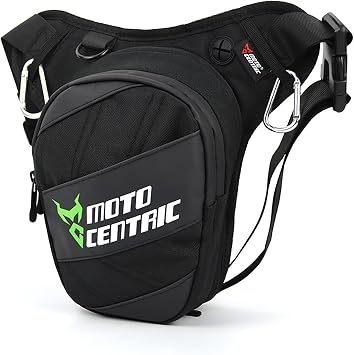 Waterproof Motorcycle Leg Bag,Motorbike Drop Leg Bag Men Women Fanny Packs Thigh Belt Hip Bum,Cycling Biker Waist Crossbody Green