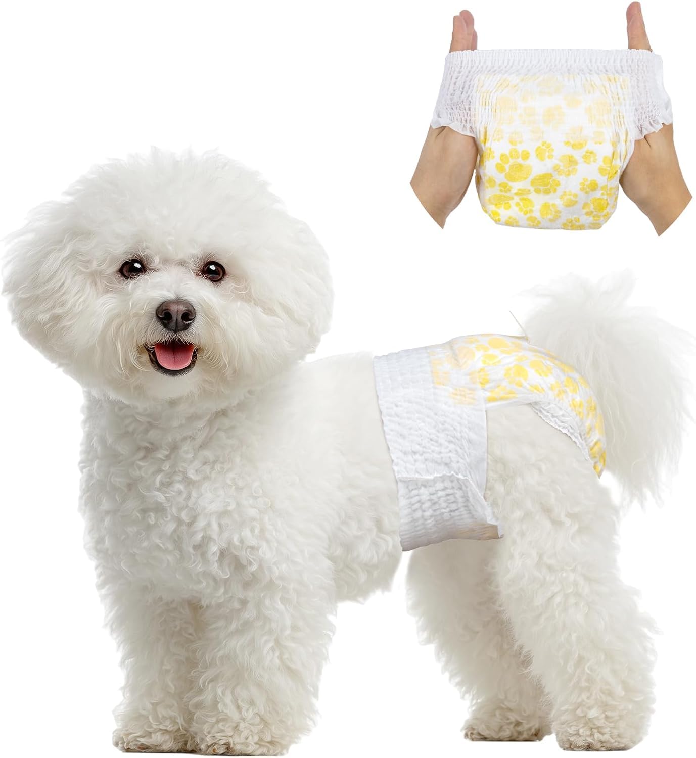 Photo 1 of Pet Soft Disposable Female Dog Diapers, Small, 40 Count