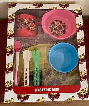ヒステリックミニ　食器　GIFTセット　赤 MY FIRST HYSTERIC HYS MINI JAM PACK お食事セット 10088164