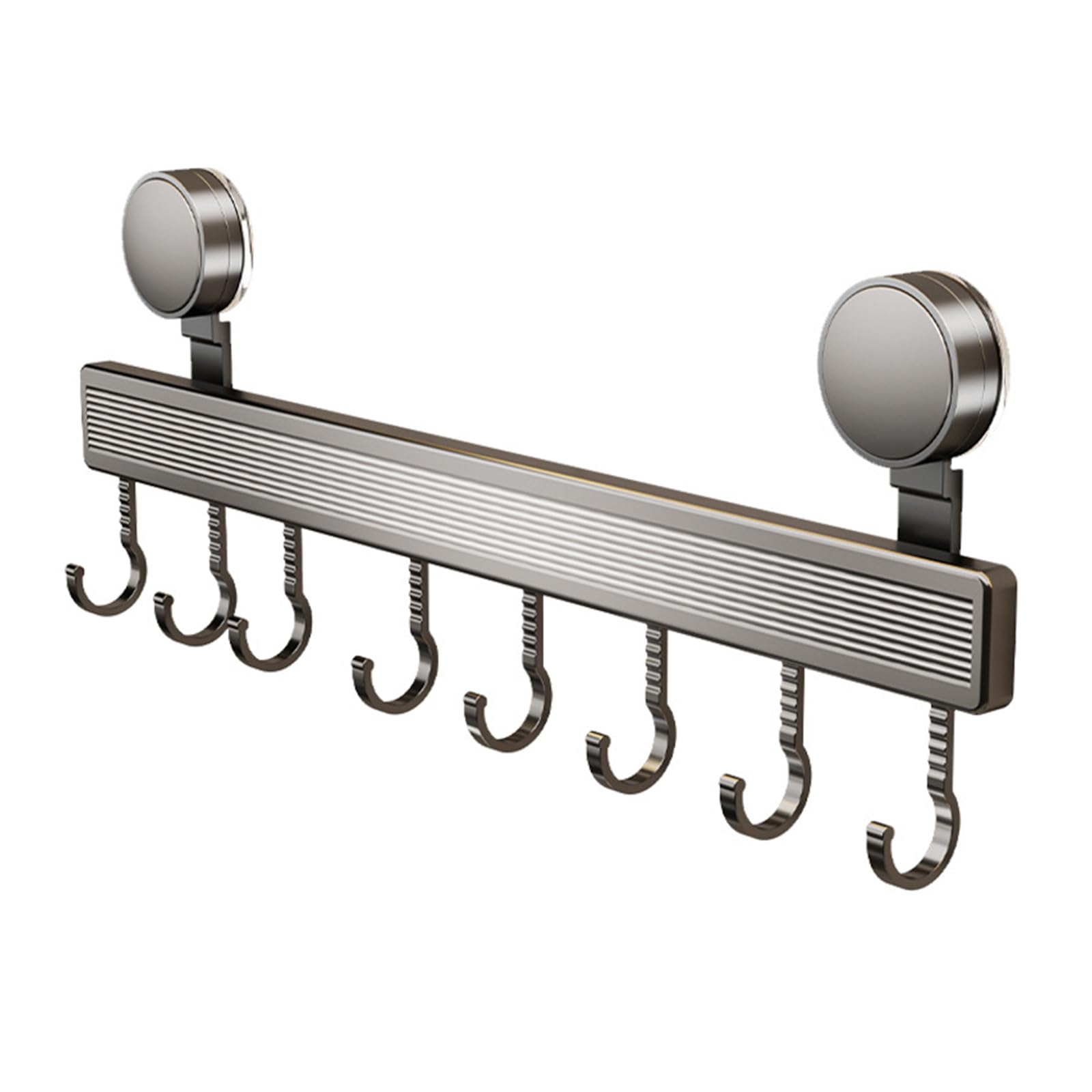 Dslkgwe Hook 40Cm8 Hook Multipurpose Hooks For Kitchen Bathroom And Balcony Organization Suction Cup Design Rustproof Aluminum Hanger Aluminum Shower Fasteners