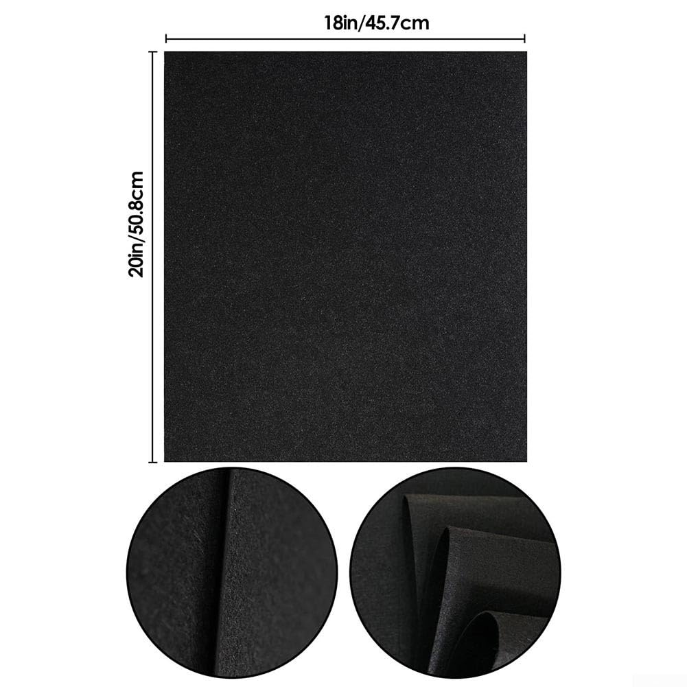 Einweg-Vogelkäfig-Einlagen, 50,8 x 45,7 cm, vorgeschnittene Pads, 1 mm, verdickte Filzmatte für Papageien, Sittiche, Hamster, Kaninchen, Kleintierkäfigreinigung, grau (schwarz), 30 Stück