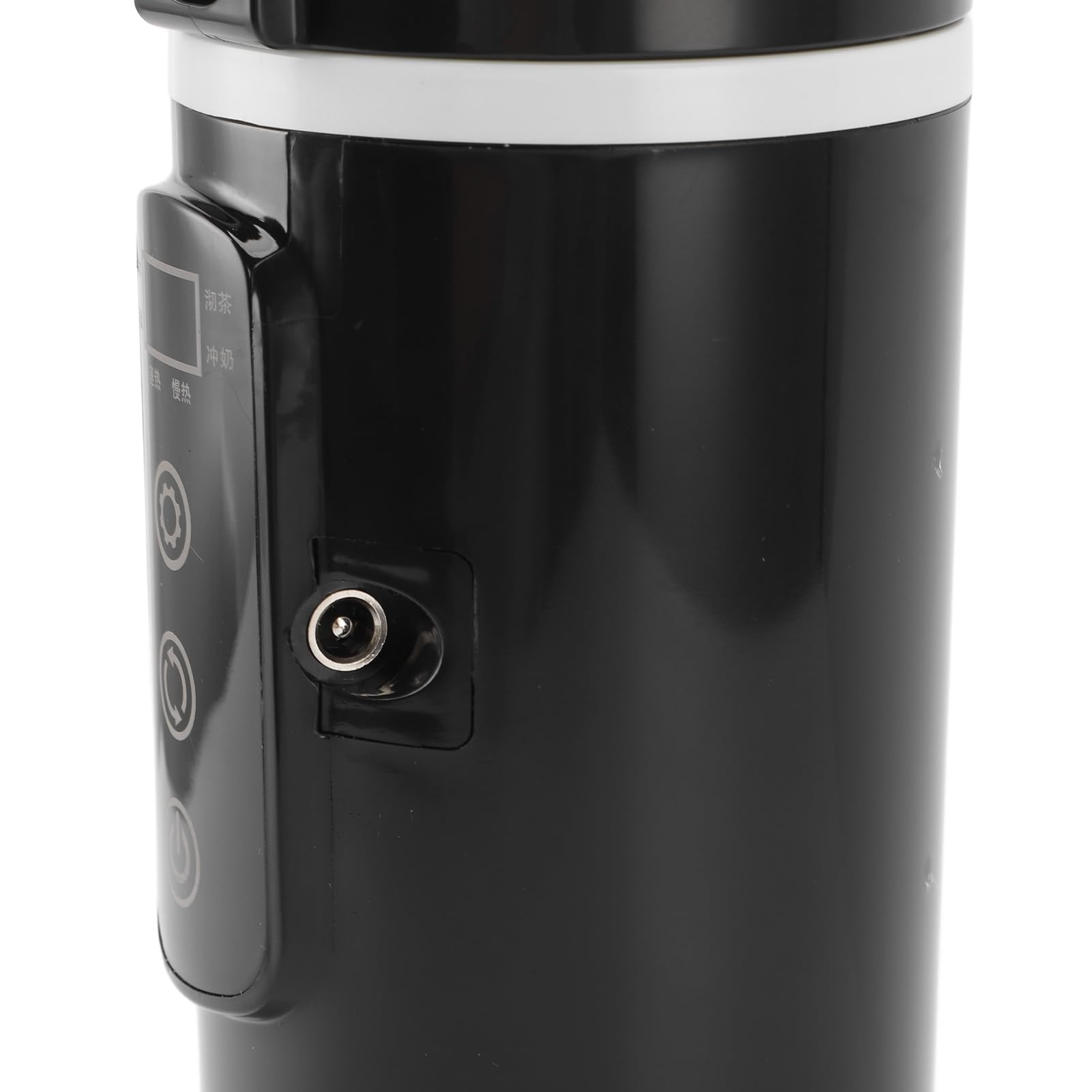 Generic Taza Calefactora Eléctrica para Coche, Hervidor de Agua Portátil de Acero Inoxidable de 500ml para Viajes, Trabajo, Escuela, té y café