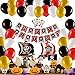 Herefun 50 Pièces Pirates Decoration Set, Ballons d'Halloween, Ballons de Fête Pirate avec Bannière Autocollant, Décorations de Fête de Pirate pour Anniversaire/Halloween Enfant Garçon