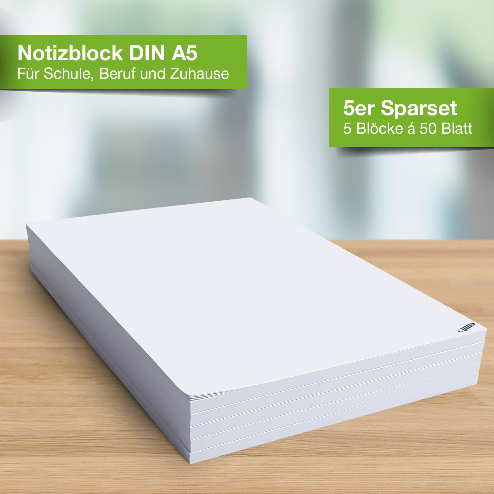 Ursus Style Notitieblok A5 Blanco Geniet Papier Wit