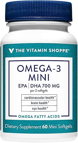The Vitamin Shoppe Aceite de pescado Omega 3 de 1000 mg, EPA 570 mg y DHA 130 mg, pureza asegurada, destilado molecularmente para apoyar la salud