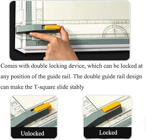 Miniatura 4 de SALEMAR Juego de herramientas de boceto arquitectónico gráfico de la tabla de dibujo de la tabla de dibujo de la escala de pulgadas A3