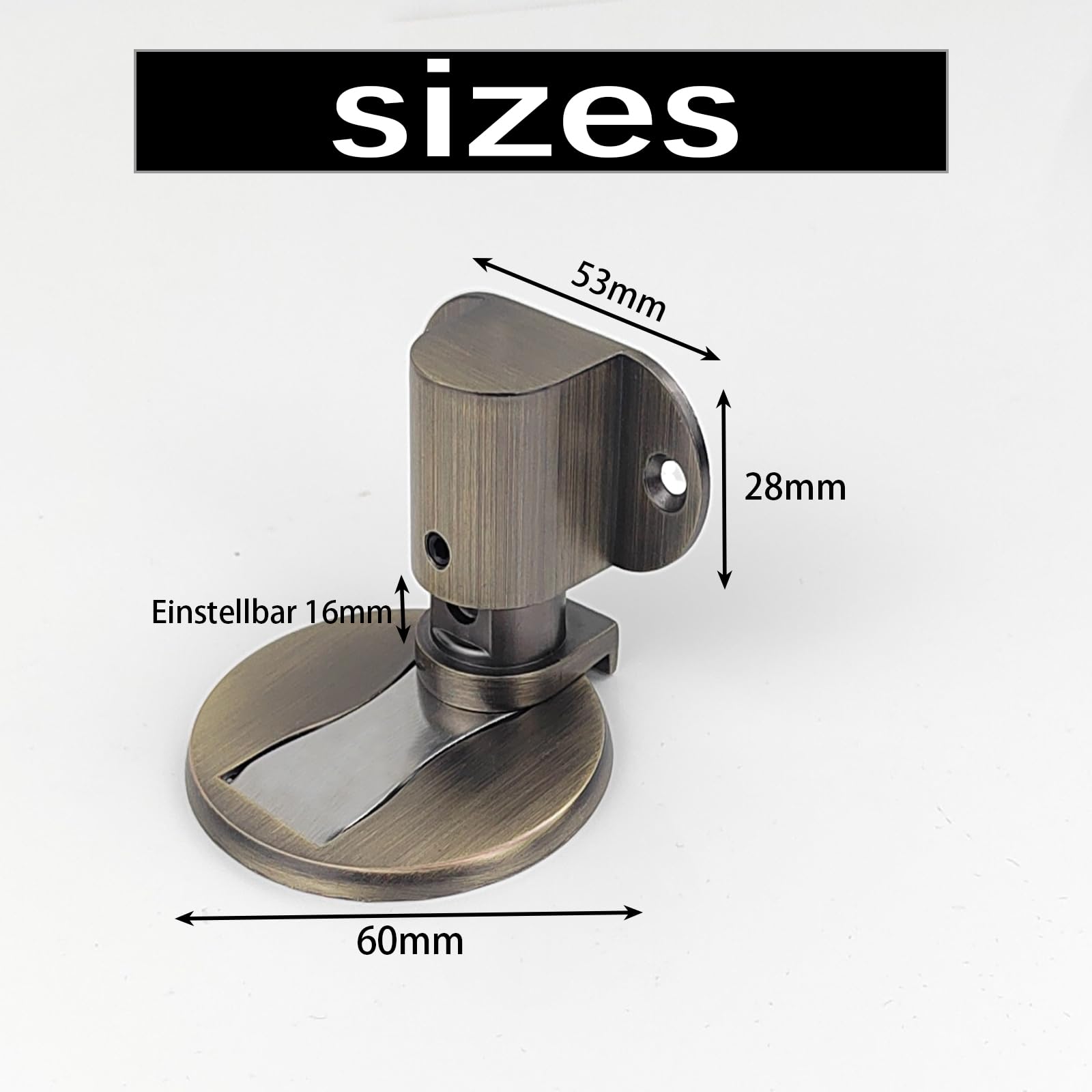 Prota Magnetische Deurstopper voor de Vloer - Zelfklevend, Mechanische Stopper zonder Boren voor alle Soorten Kamerdeuren Prota Magnetische Deurstopper voor de Vloer - Zelfklevend, Mechanische Stopper zonder Boren voor alle Soorten Kamerdeuren