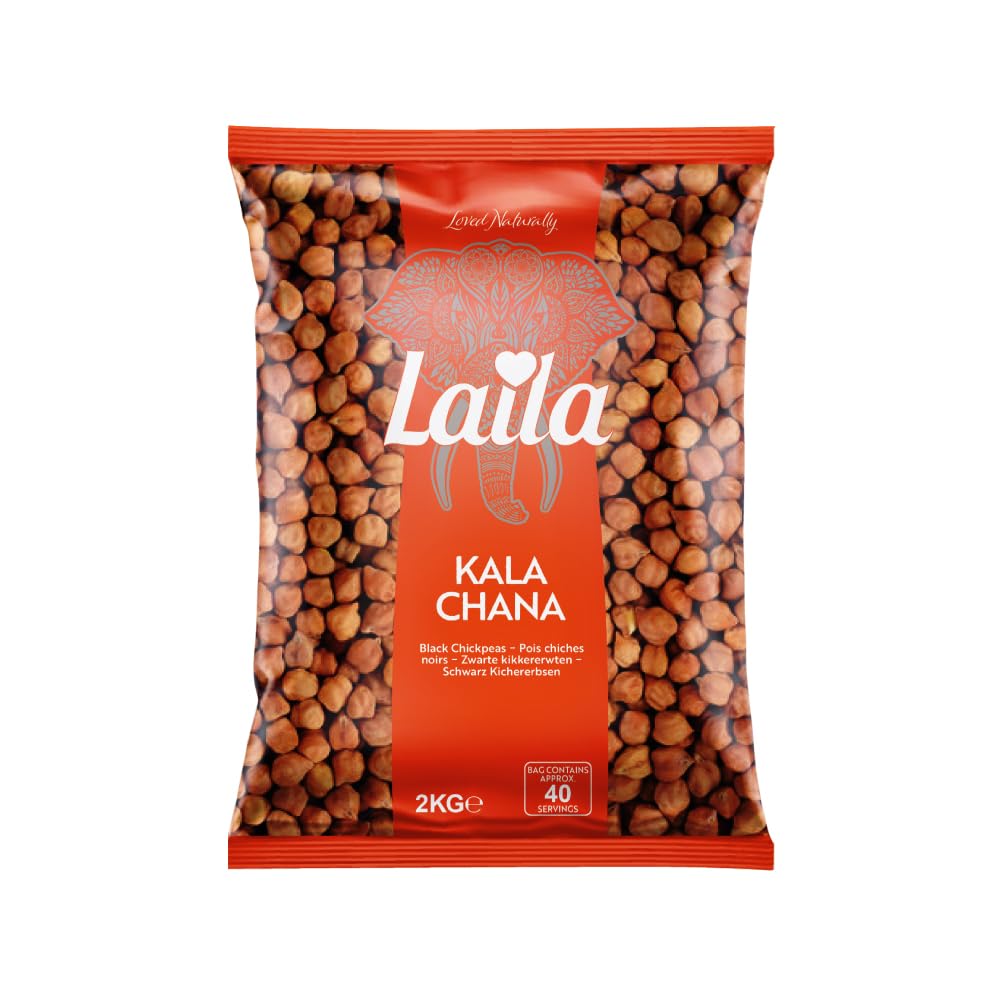 Laila Kala Chana 2 kg (Pack of 1)