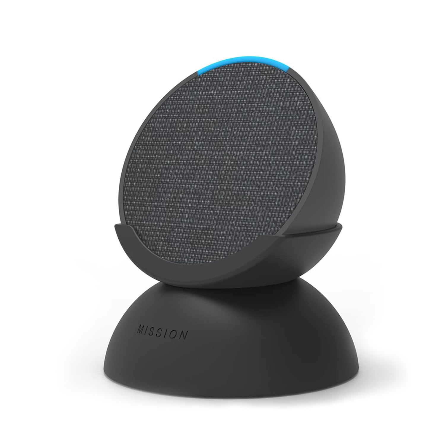 Amazon Echo Pop | Full sound compact Wi-Fi and Bluetooth smart speaker with Alexa, Charcoal + Made for Amazon Battery Base for Echo Pop, Charcoal