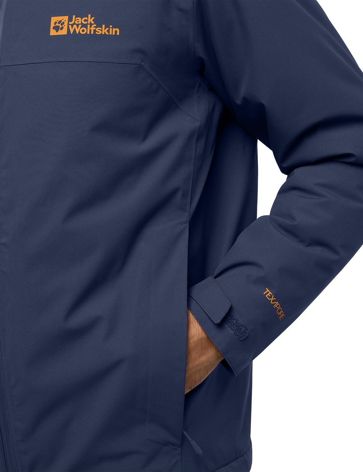 Jack Wolfskin Herren Wisper isoliert wasserdichte atmungsaktive Jacke