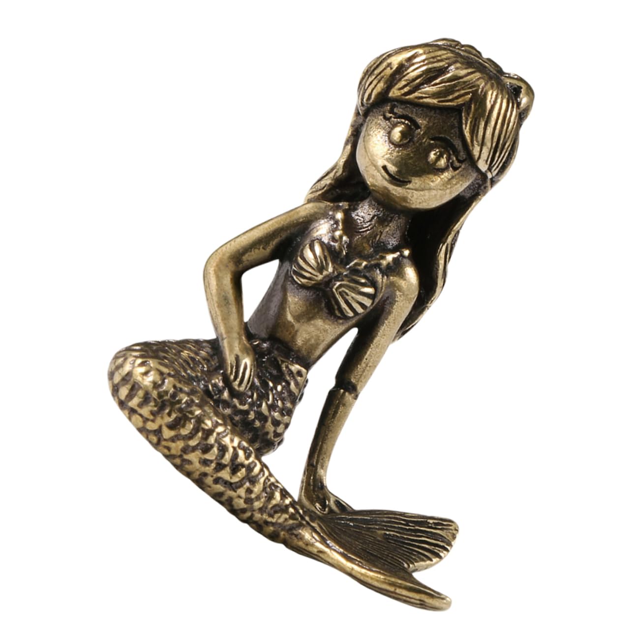 INOOMP 2 Pezzi Vivid Mermaid Birthday Party Decoration Sirena Figurine Sirena Cake Topper Decorazione Per La Casa Statua Di Sirena