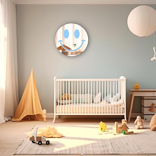Miniatura 6 de Lindo espejo decorativo de cara sonriente para habitación de adolescente, estilo academia, sonrisa, rosa, decoración de habitación, espejo estético,