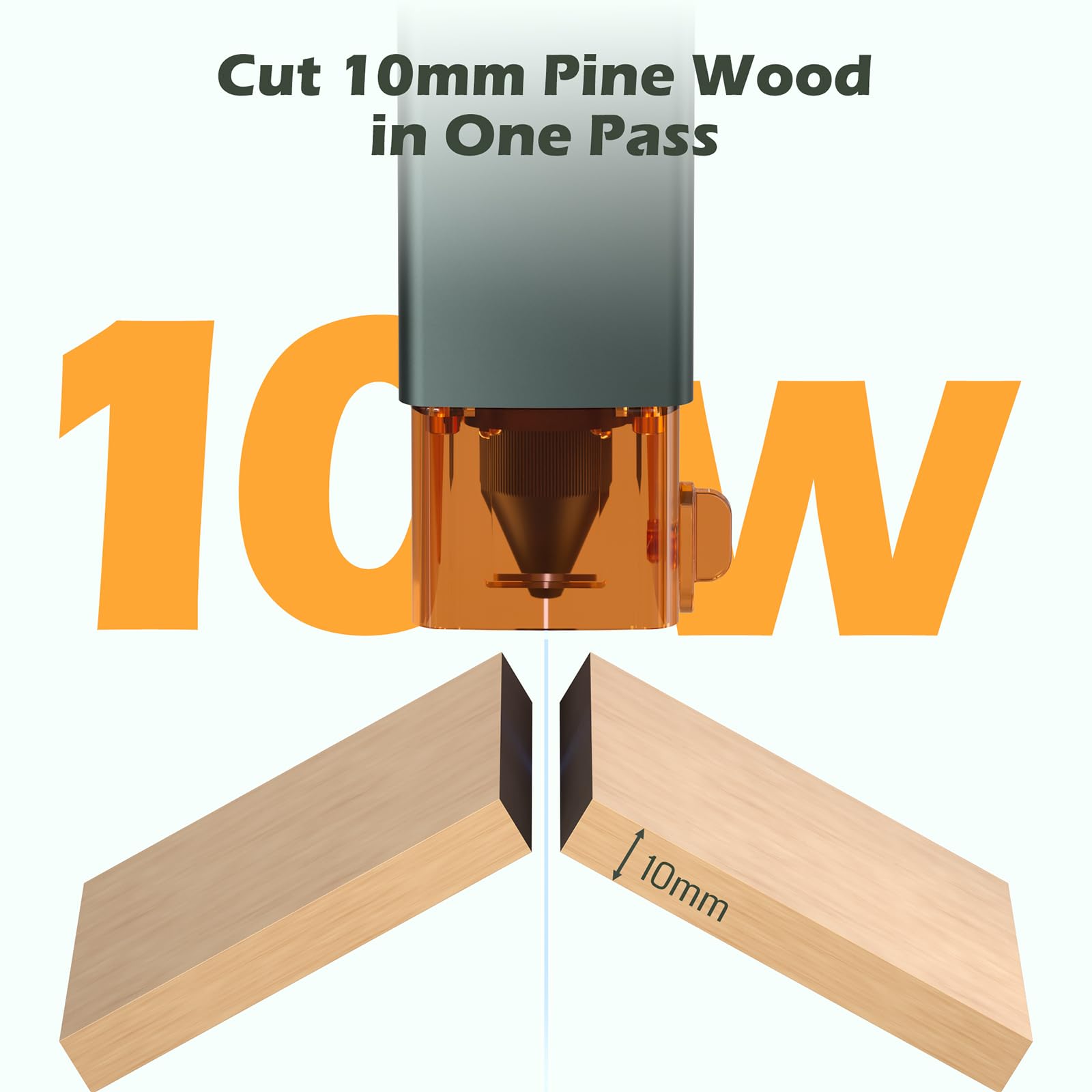 Genmitsu Lasergraveermachine Kortek 2,5W ±0,01mm Hoge precisie, 200x150mm, draagbare graveermachine voor doe-het-zelf hout, leer, papier, bladeren, vezels