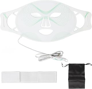 Dispositivo LED de Silicone para Cuidados Com a Pele, Dispositivo Facial de Beleza LED 7 Cores, Dispositivos de Beleza Photon Rejuvenescimento da Pele, Remoção de Rugas,