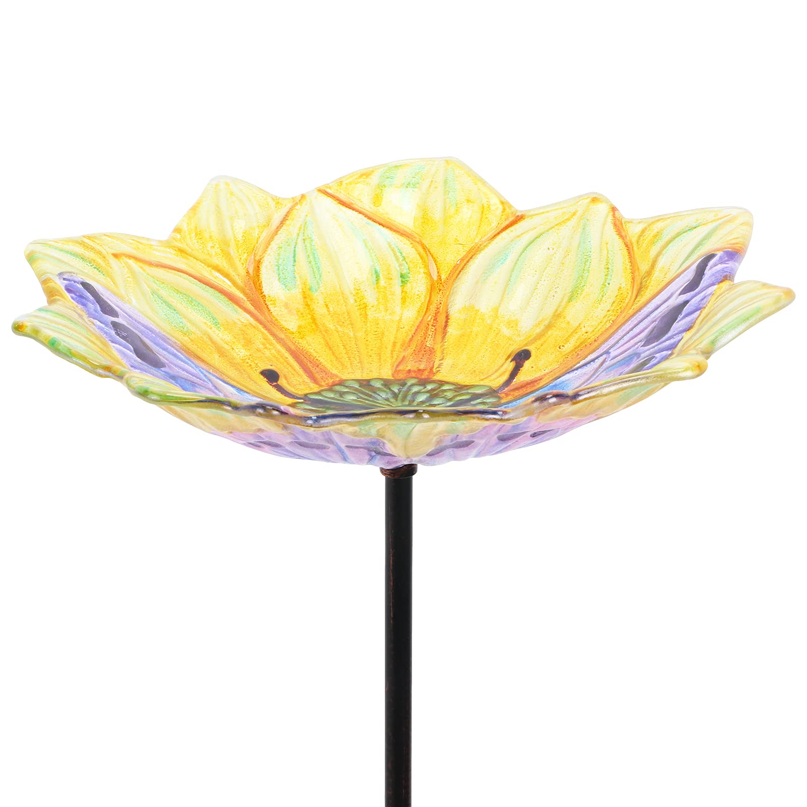 Buy MUMTOP Bird Baths for Outdoors, Glass Birdbaths Bird Feeder Garden