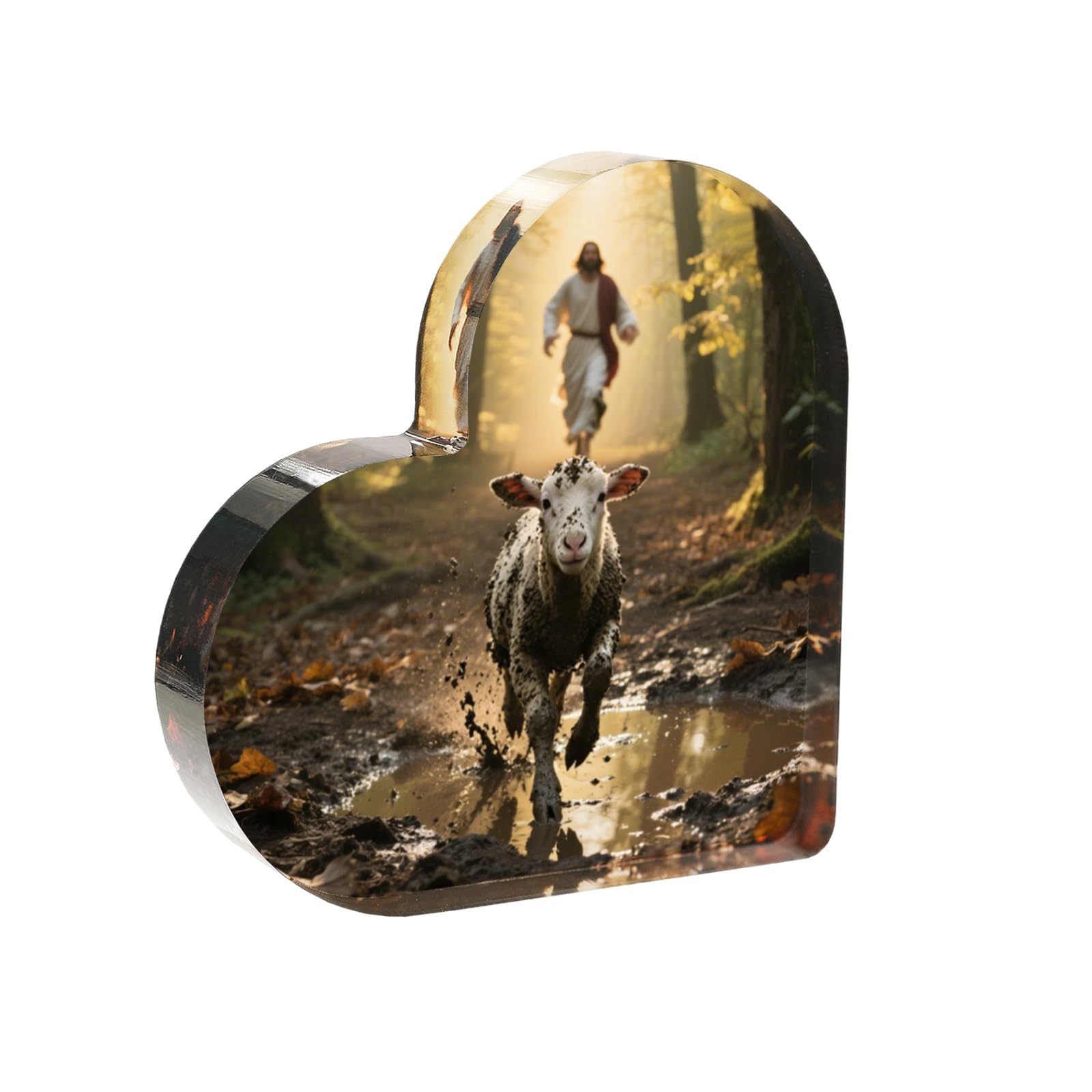 Jesus & Lamb Christian Decor – Gifts for Catholic Women, Moms, Sisters & Friends – Birthday & Christmas