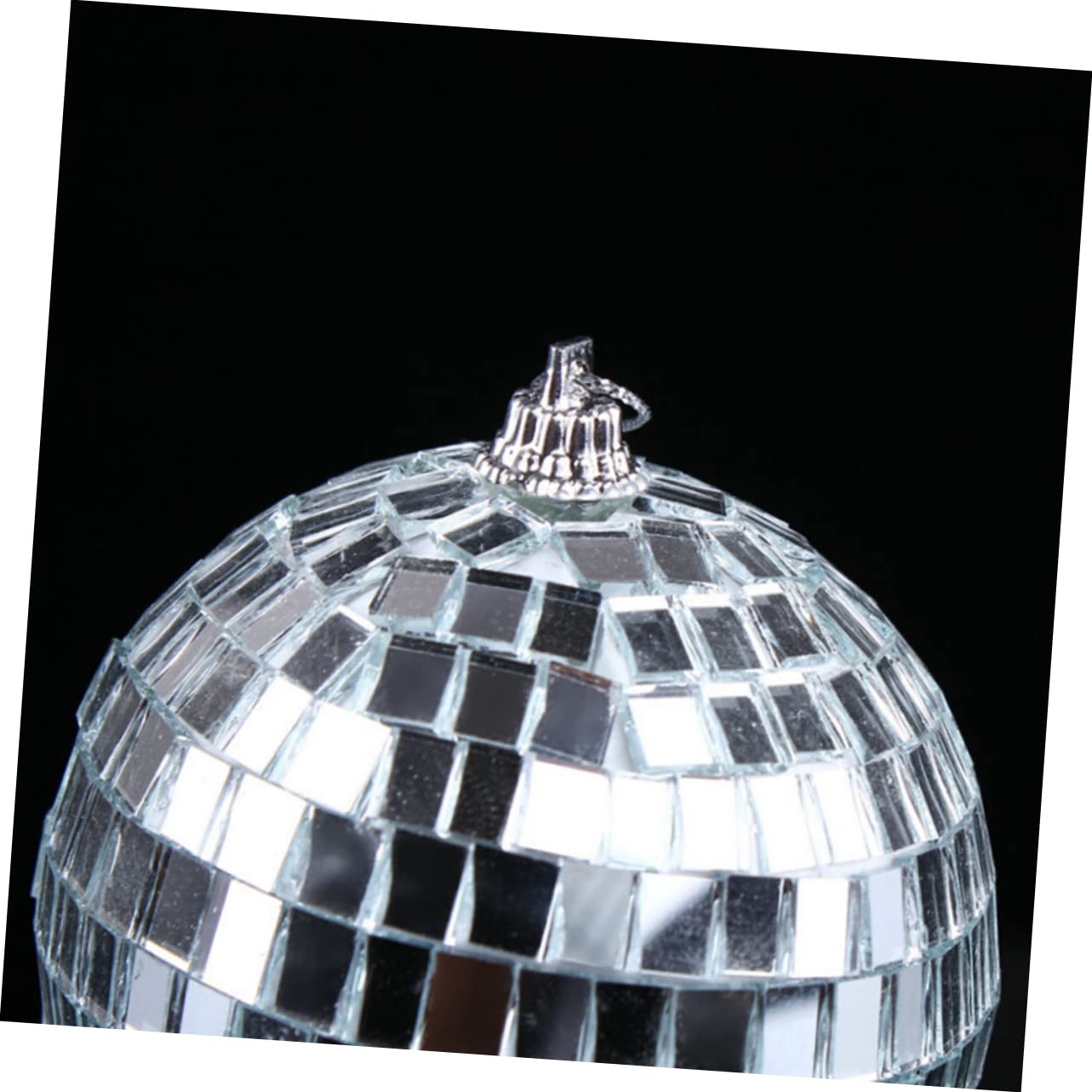 HOODANCOS 20cm Mini Disco Balls Decoration Reflective Mirror Ball Party Supplies Solid Construction for Dance Parties Weddings Christmas Tree Decorations