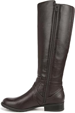 LifeStride Womens Xtrovert Knee High Boot Dark Chocolate 10 M
