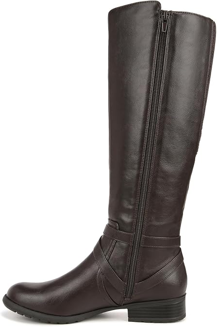 LifeStride Womens Xtrovert Knee High Boot Dark Chocolate 10 M