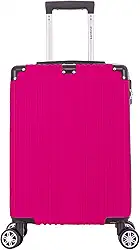 Mala de Bordo Dublin Rígida 4 Rodas Duplas Santino AMZV204P (Pink)