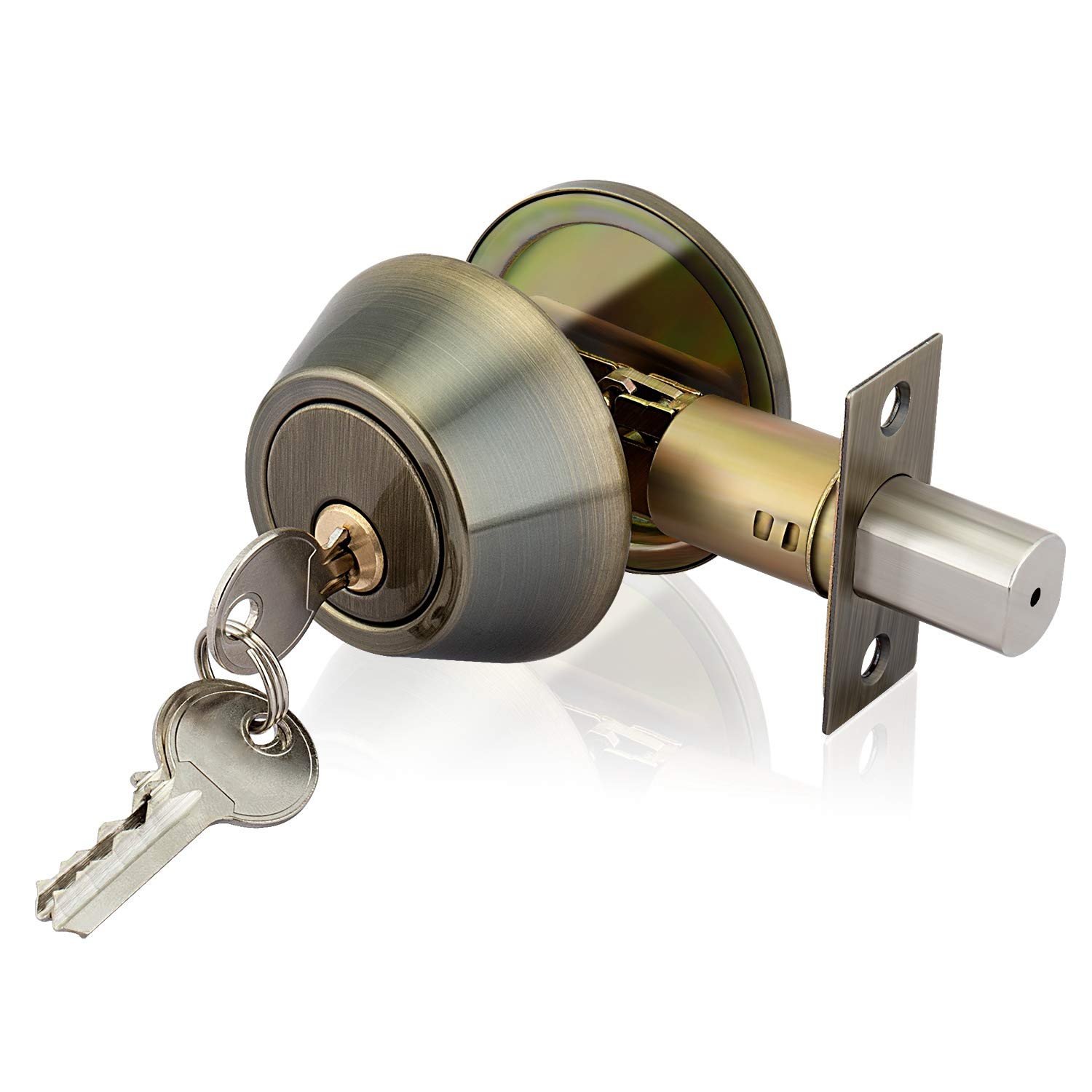 Buy OCGIG Bronze Cylinder Single Deadbolt Door Lock, Security Night