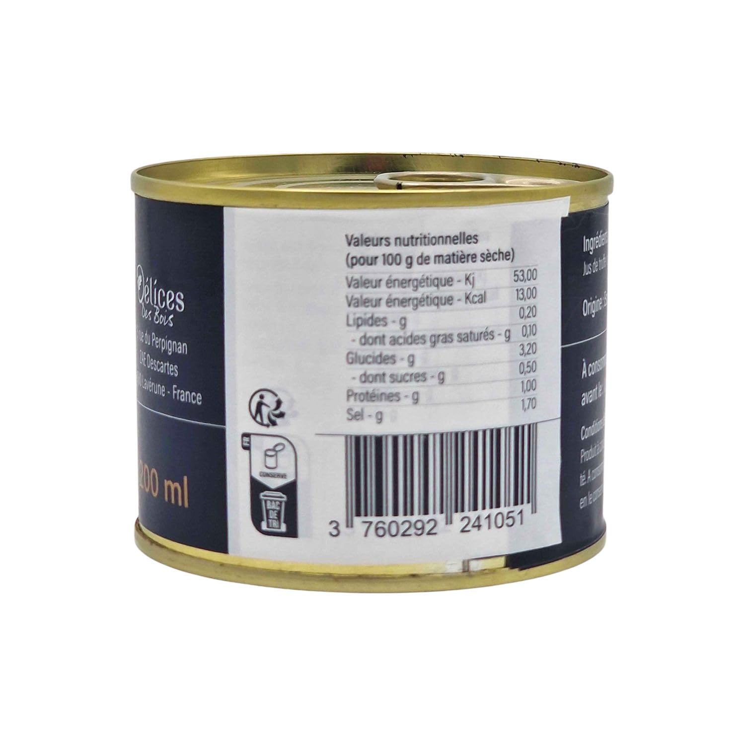 Lot 12x Jus de truffe noire - Boîte 200ml