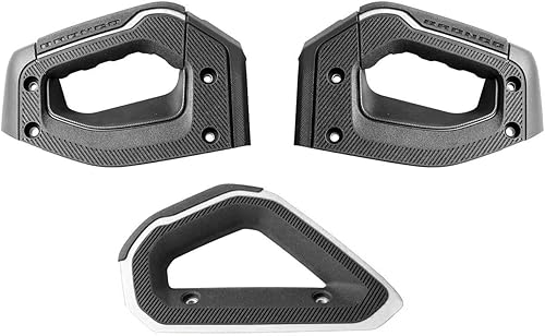 Blue Oval Industries Juego de 3 manijas de agarre interiores blancas OEM hechas para Bronco 2021-2024