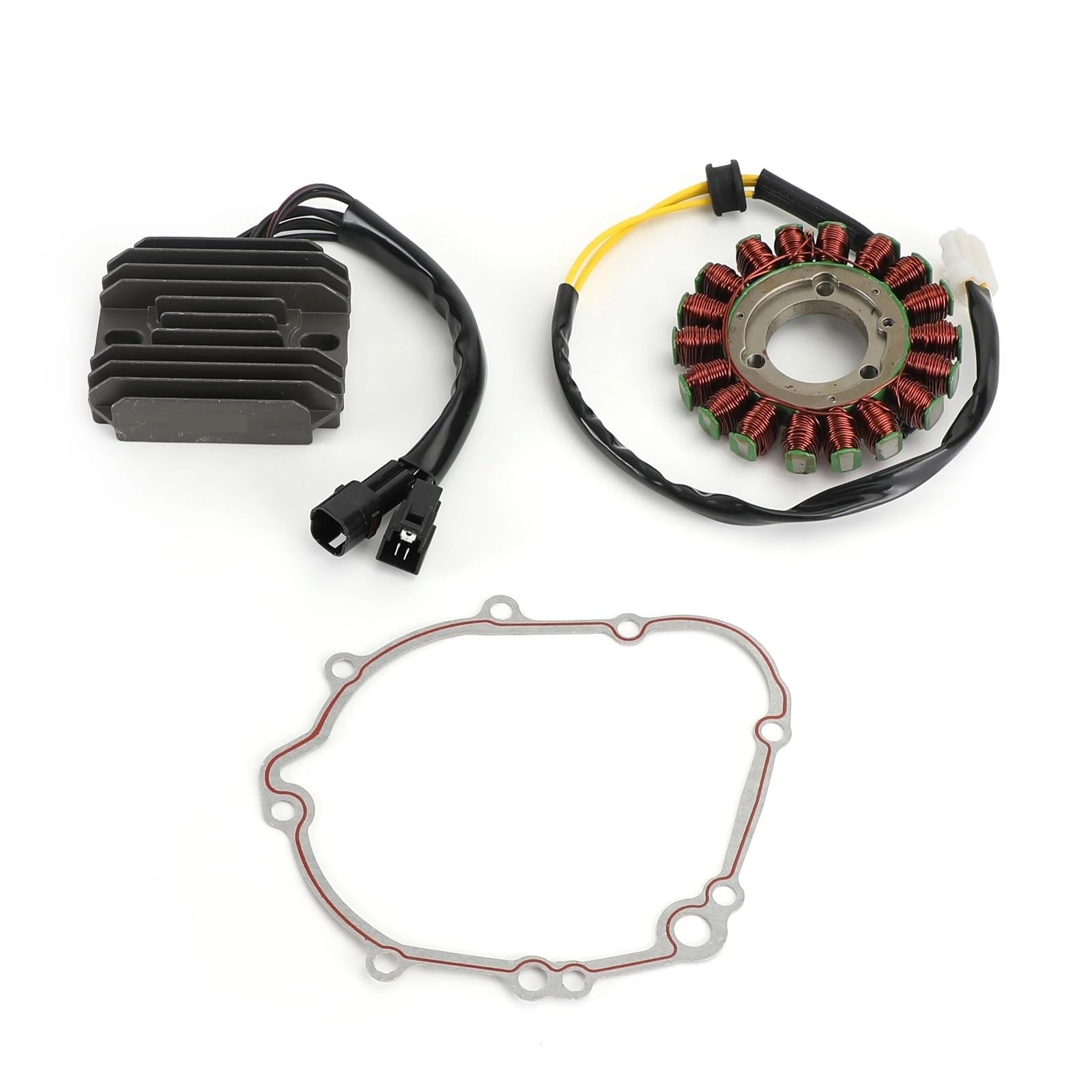 Stonaj generatory‌ Zestaw uszczelek cewki stojana regulatora pasujący do Suzuki GSXR 600 GSX-R 750 2006-2007 K6 K7 31401-01H00 32800-02H00 Części silnika Cewka stojana‌
