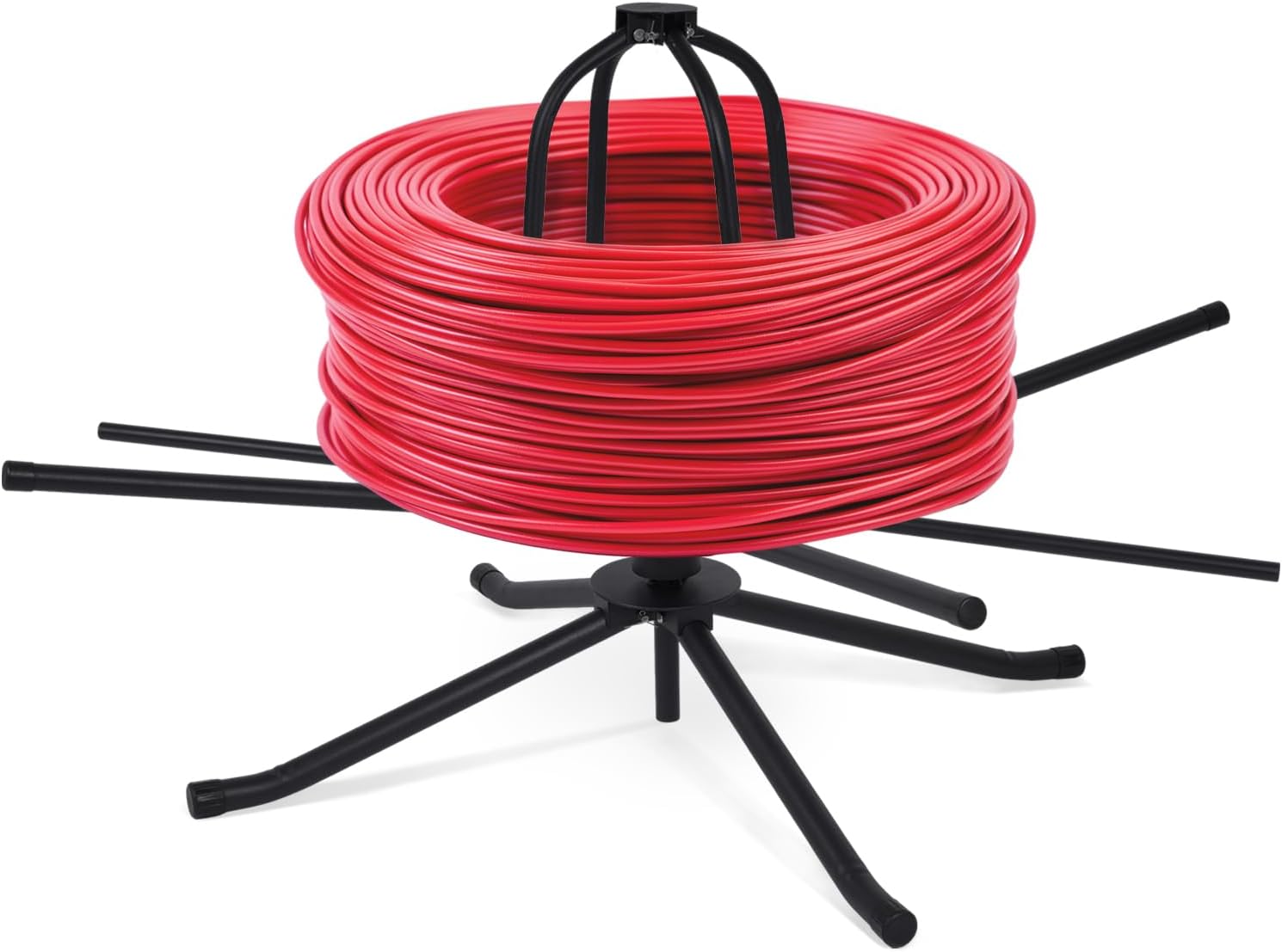 lesolar Underfloor Heating Pipe Decoiler, Pipe Reel Dispenser for Underfloor Heating Pipe, Cable Decoiler Pipe Decoiler for Pert Pex Pe Underfloor Heating Pipes (Bearing 175kg)