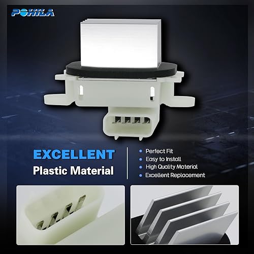 Miniatura 4 de Resistencia del motor del ventilador del módulo de control HVAC compatible con Ford Expedition 2010-2017 Ford F-150 2011-2017 Lincoln Navigator Auto