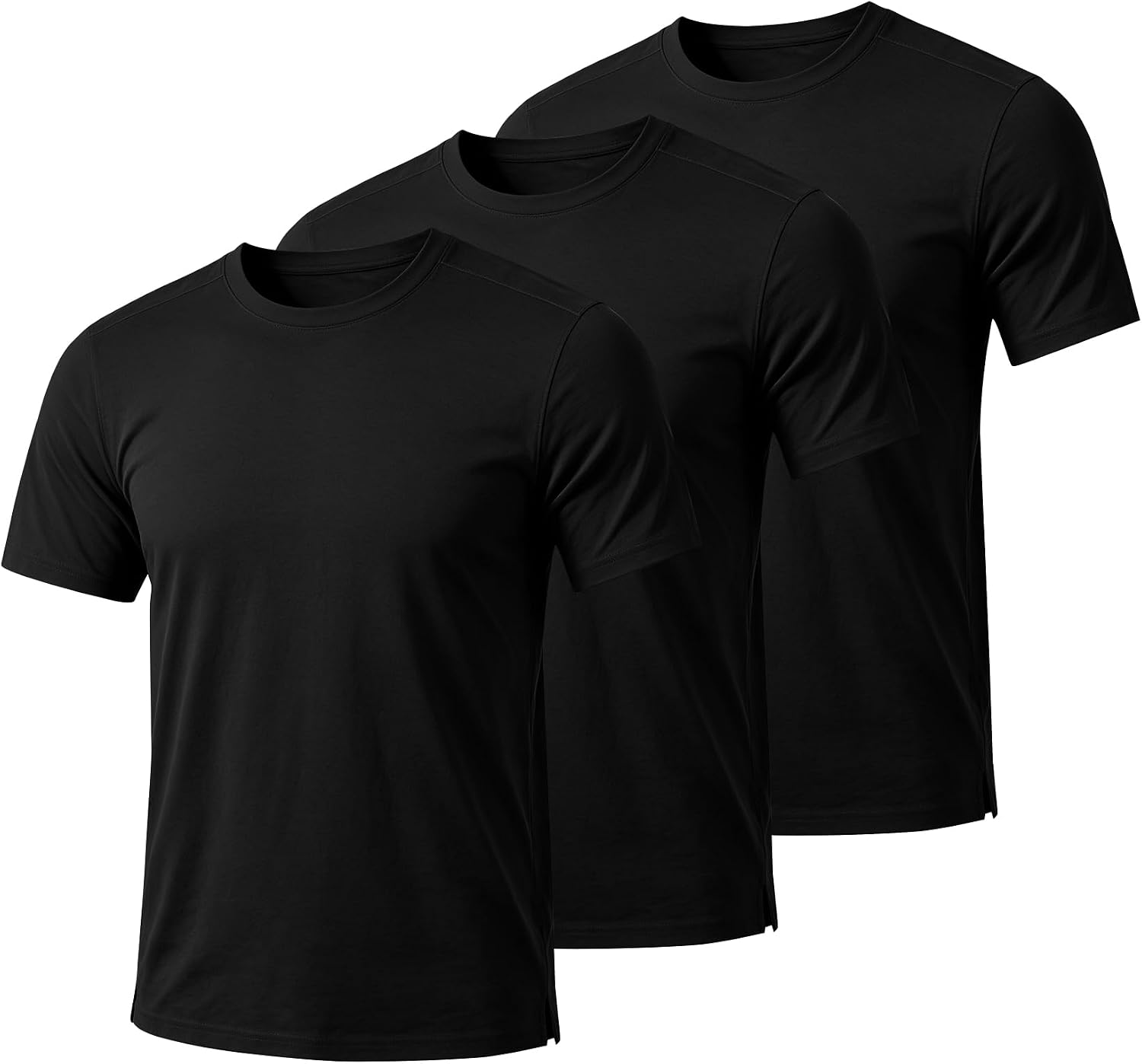 Eisctnd Workout Shirts for Men Dry Fit Moisture Wicking Cooling Gym Tee